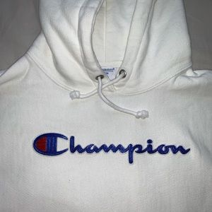 white champion hoodie
